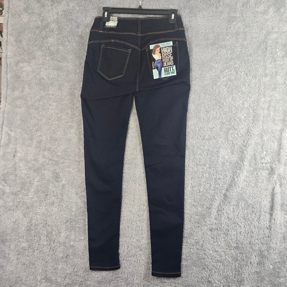 Wax Jean High Rise Push Up Skinny Jeans Dark Wash 90400 Size 11 NWT - Picture 2 of 9